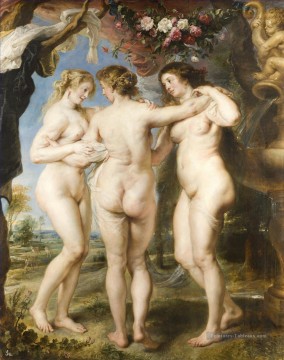 Les Trois Grâces Baroque Peter Paul Rubens Peinture décoratif